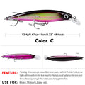 Japan Minnow Fishing Lure Artificial Pesca Hard Bait Professional Wobblers Swimbait Bass Pike Carp 1PCS